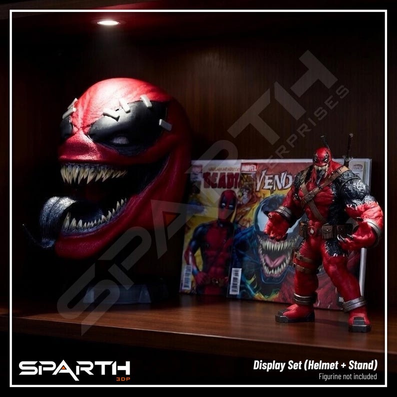 Venompool Mask Venompool Wearable Helmet | 3D Printed Cosplay, Custom Fit, Magnetic ...
