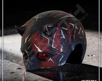 Born Again Daredevil Cosplay Wearable Helmet Custom Fit, Made to Order, Netflix Version