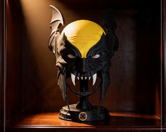 Dark Claw Wolverine Wearable Helmet | 3D Printed, Custom Fit, Cosplay, Made to Order, Display Helmet, Wolverine Fan Gift