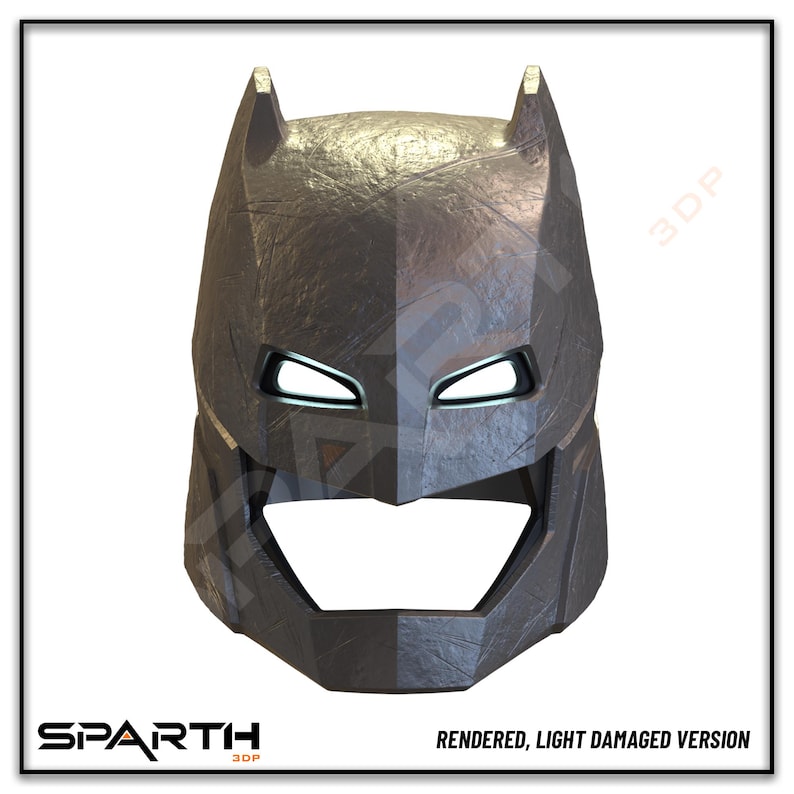 Bvs Batfleck Wearable Helmet | Screen Accurate, Custom Fit, LED Eyes ...