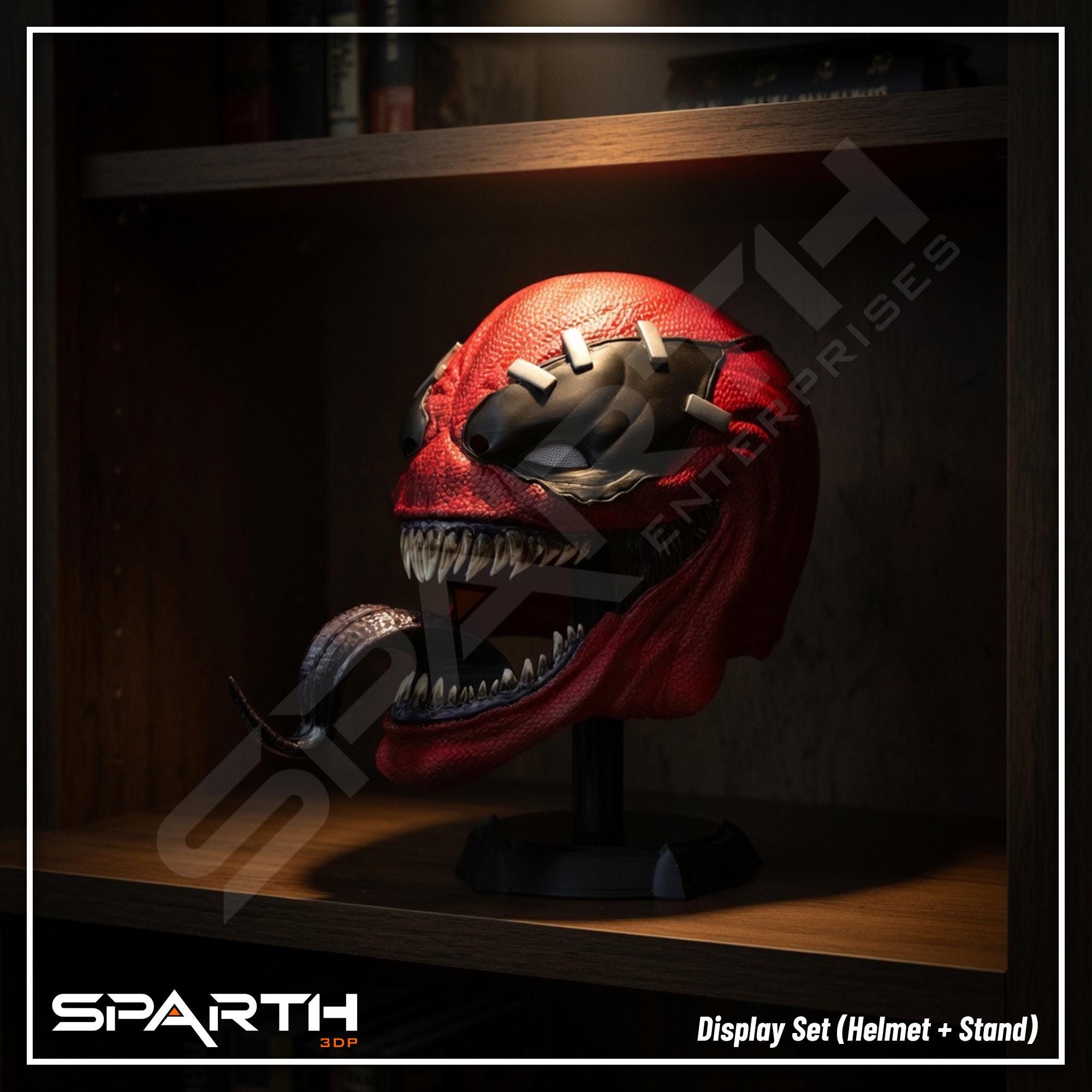 Venompool Wearable Helmet | 3D Printed Cosplay, Custom Fit, Magnetic ...
