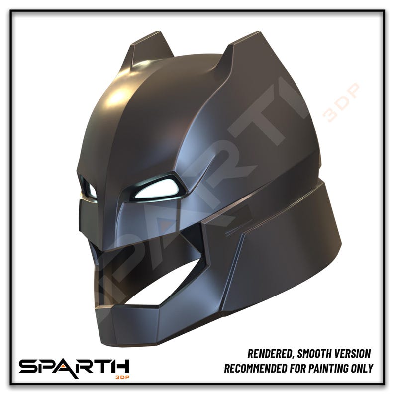 Bvs Batfleck Wearable Helmet | Screen Accurate, Custom Fit, LED Eyes ...