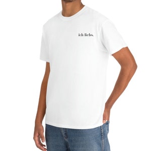 Déclaration t-shirt minimaliste J'aime t-shirt t-shirt avec proverbe idée cadeau chemise image 4