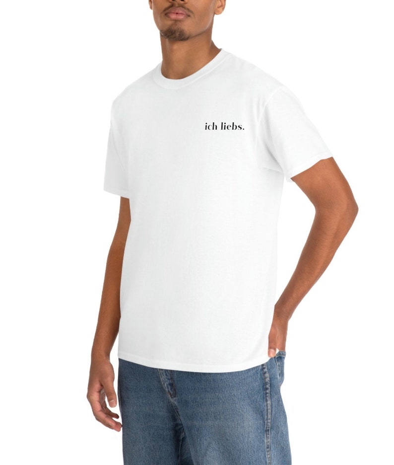 Déclaration t-shirt minimaliste J'aime t-shirt t-shirt avec proverbe idée cadeau chemise image 4