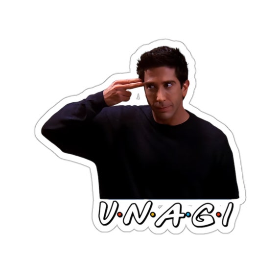 Friends Unagi Sticker Unagi Ross Geller Friends Unagi