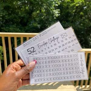 52 Week and 100 Envelope Savings Challenge