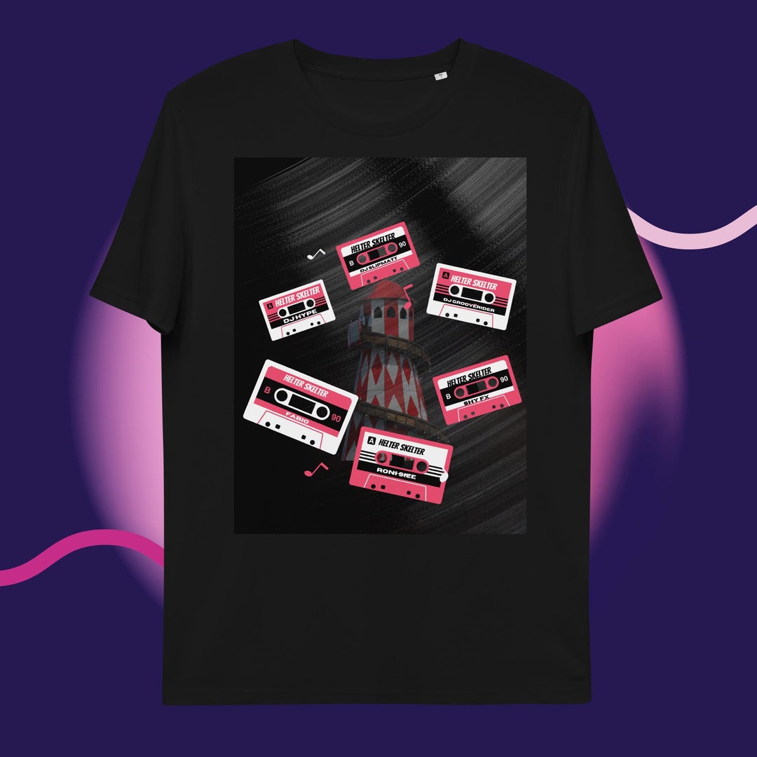 【HOLY NUMBER 7】Waacking Dance Studio Cassette tape Graphics T-Shirt