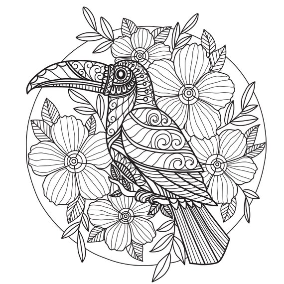 1000 Printable Coloring Pages for Teens and Adults Digital