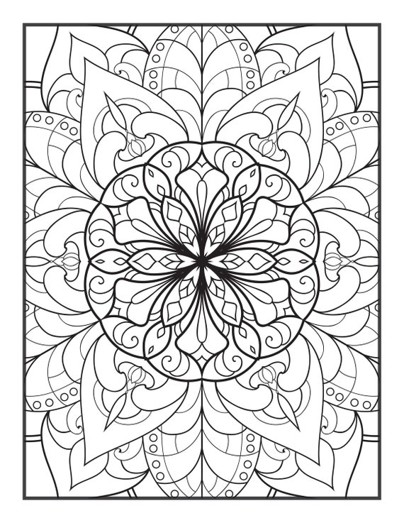 1000 Printable Coloring Pages for Teens and Adults Digital