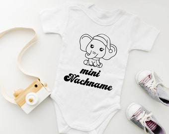 Babybody - Baby Bodysuit - Personalisiert - Mini Nachname -  Baby Geschenk - Baby Geschenkidee