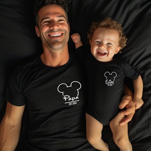 Personalized T-Shirt Dad, Mom and Baby Outfit I Family Outfit I Dad Mom Mini I Family Outfit I