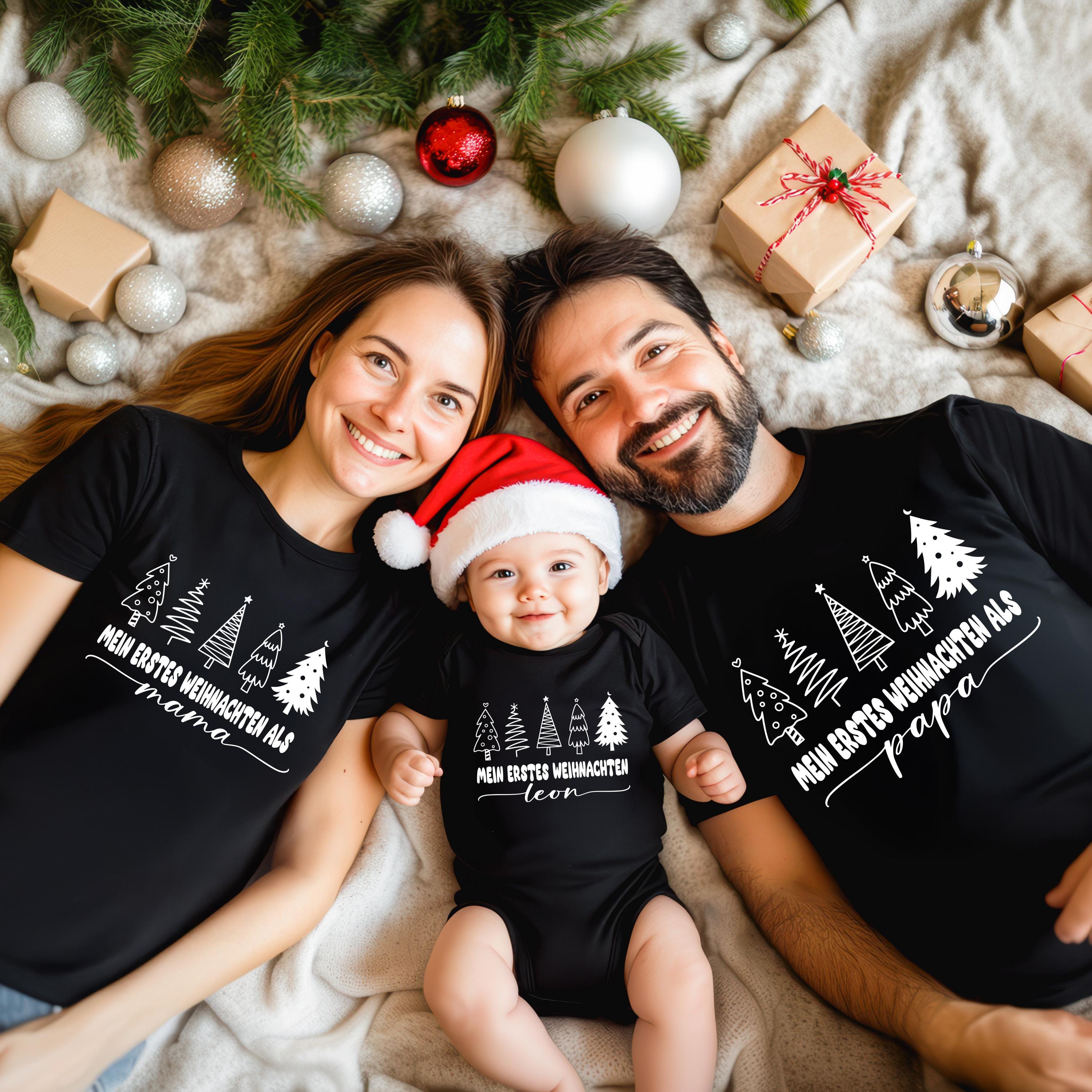Weihnachtsoutfit mein erstes weihnachten familie - Etsy Schweiz, image size:3000x3000