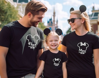 Personalized T-Shirt Dad, Mom, Mini and Baby Outfit I Family Outfit I Dad Mom Mini I Family Outfit I