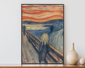 The Scream by Edvard Munch | Expressionist Portrait Painting