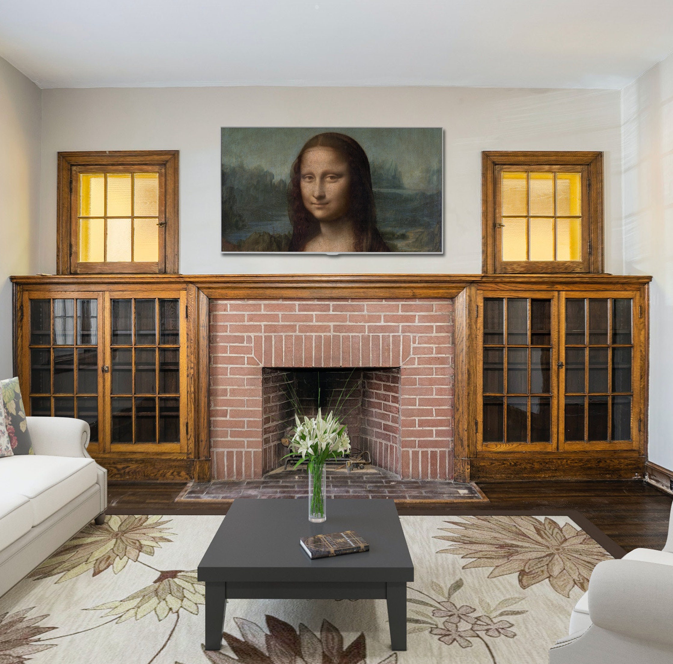 Leonardo Da Vinci Mona Lisa Digital Fine Art Picture TV 4k Oil Painting