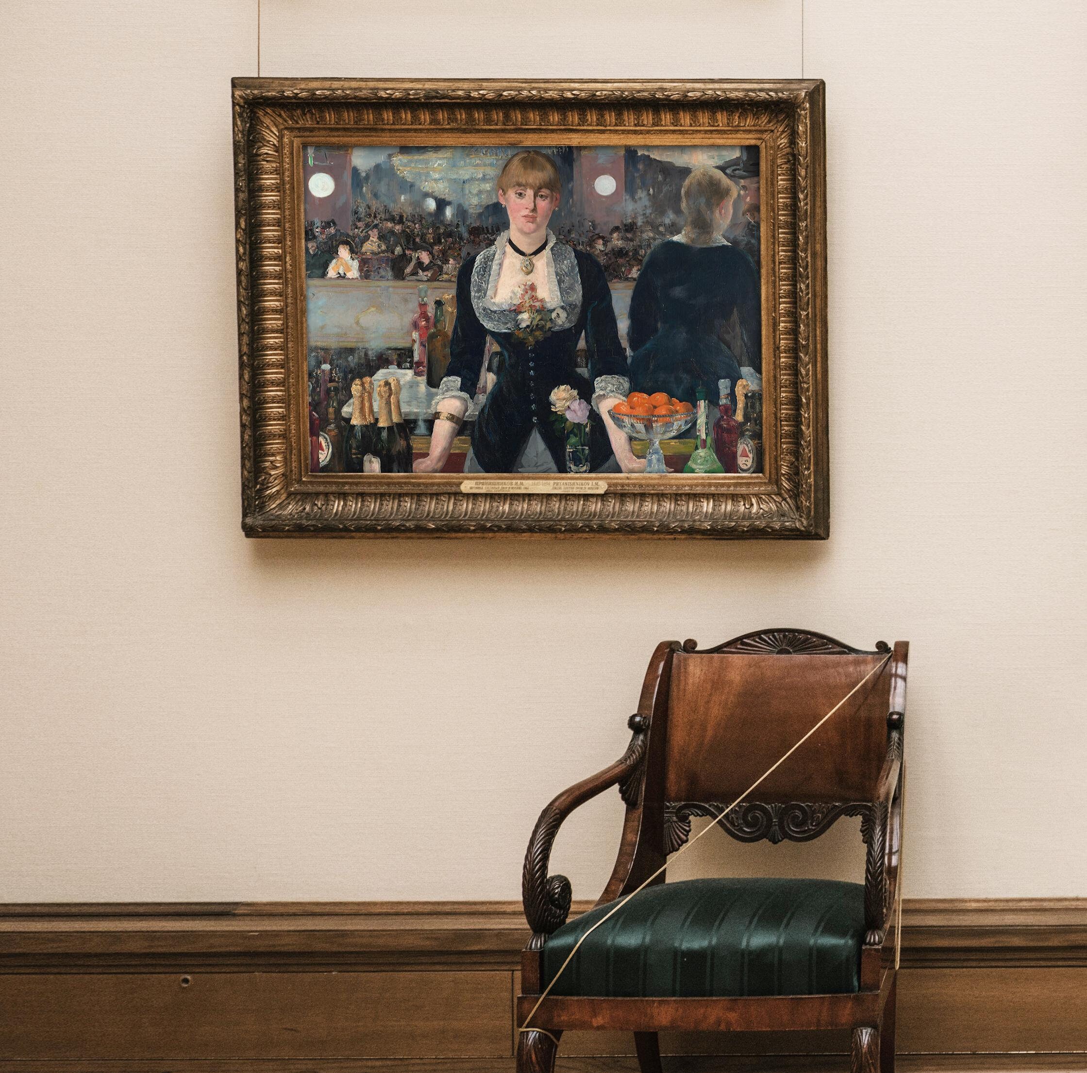 A Bar at the Folies-Bergère by Edouard Manet, Poster Wall Art, Classic Fine Art Repro, Home Bar Print, Fine Art Poster, Digital Download