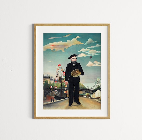 デジタルファイル 自分の肖像画 風景画 アンリ・ルソー クラシック絵画