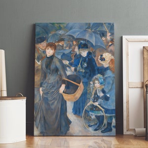 The Umbrellas by Pierre-Auguste Renoir Print Vintage Impressionism Poster Wall Art Decor Fine Art Reproduction High Quality Digital Download