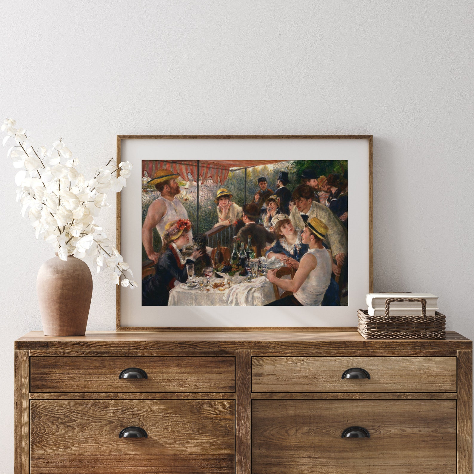 Luncheon of the Boating Party by Pierre-auguste Renoir Print Vintage ...
