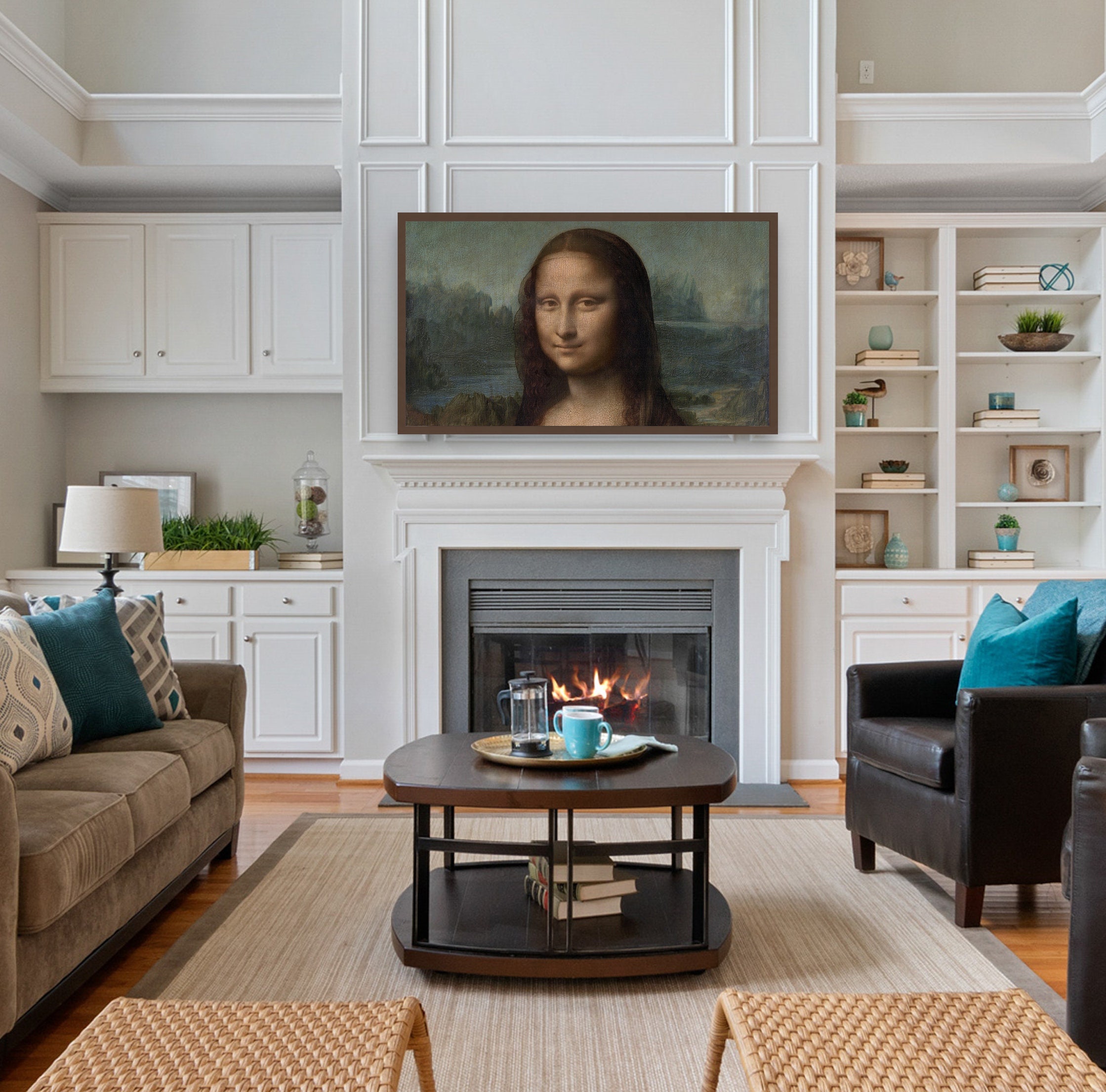 Leonardo Da Vinci Mona Lisa Digital Fine Art Picture TV 4k Oil Painting