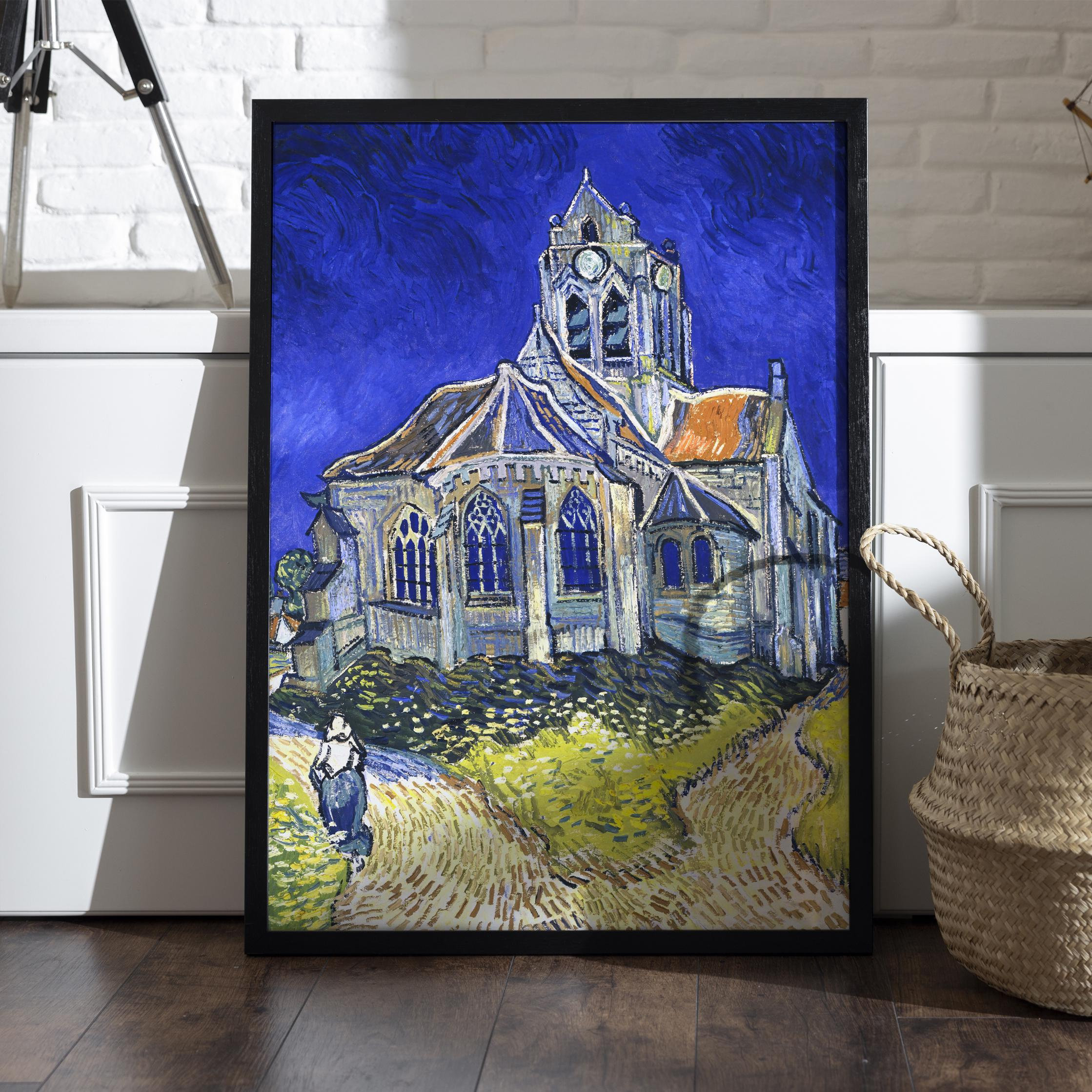 The Church at Auvers by Vincent Van Gogh, Modern Home Decor, Van