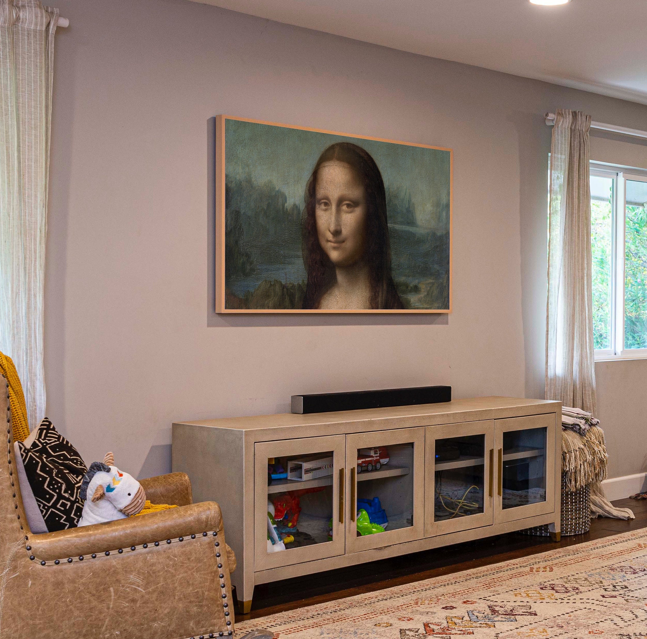 Leonardo Da Vinci Mona Lisa Digital Fine Art Picture TV 4k Oil Painting