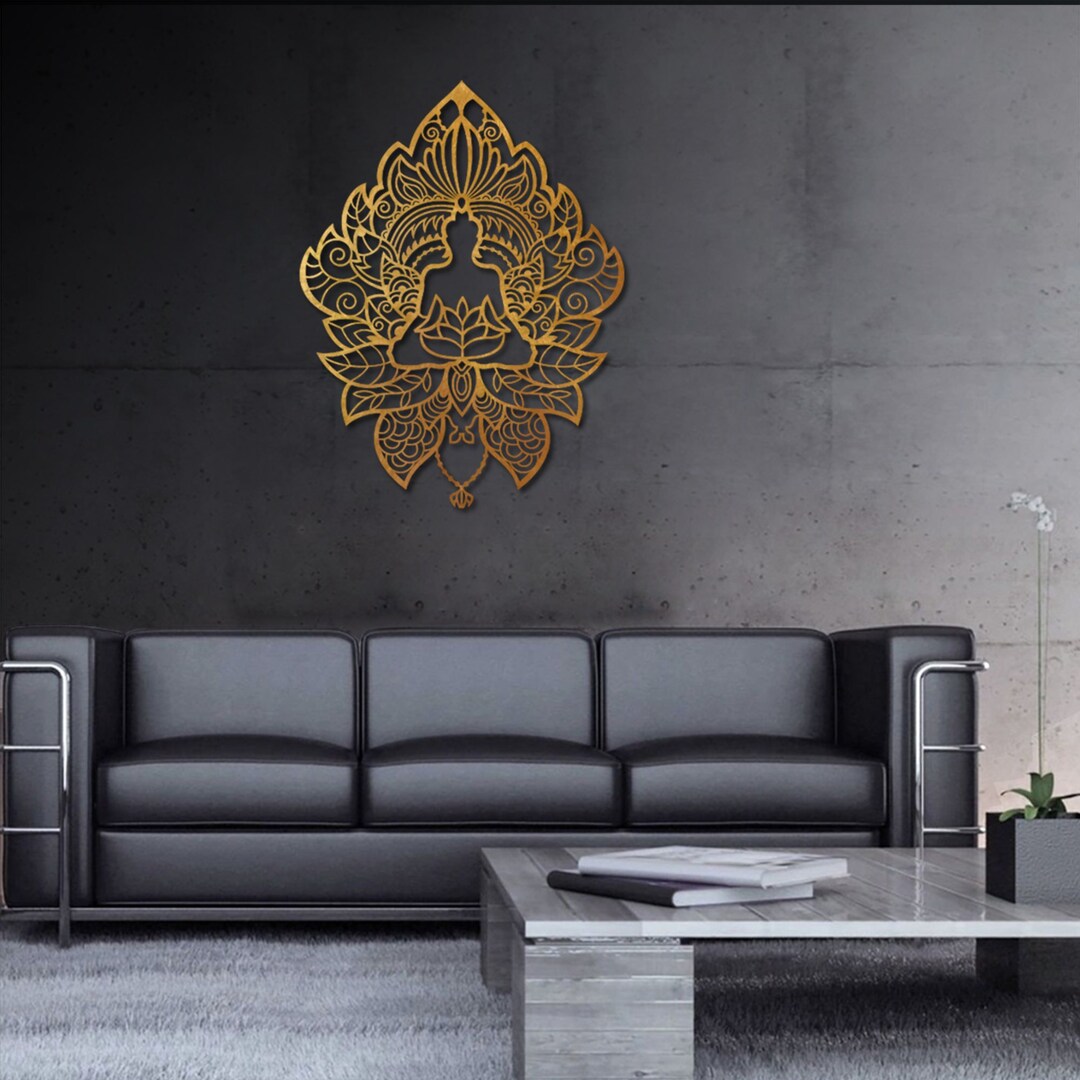 Metal Yoga Wall Hanging, Wall Art, Yoga Pose, Meditation Home Decor