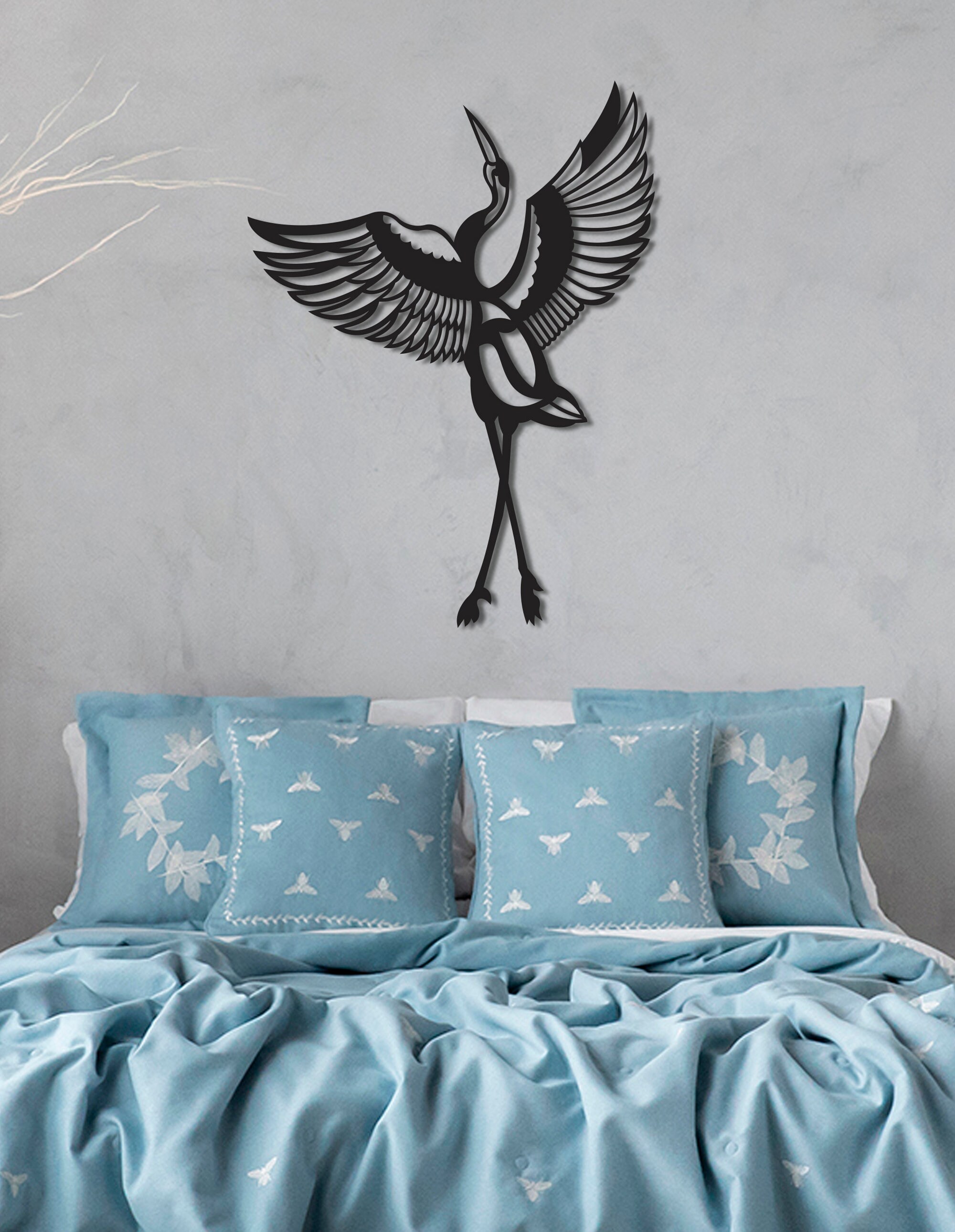 Flying Crane Wall Art main image 1