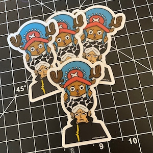 Law & Chopper! - Clear Back Sticker!!
