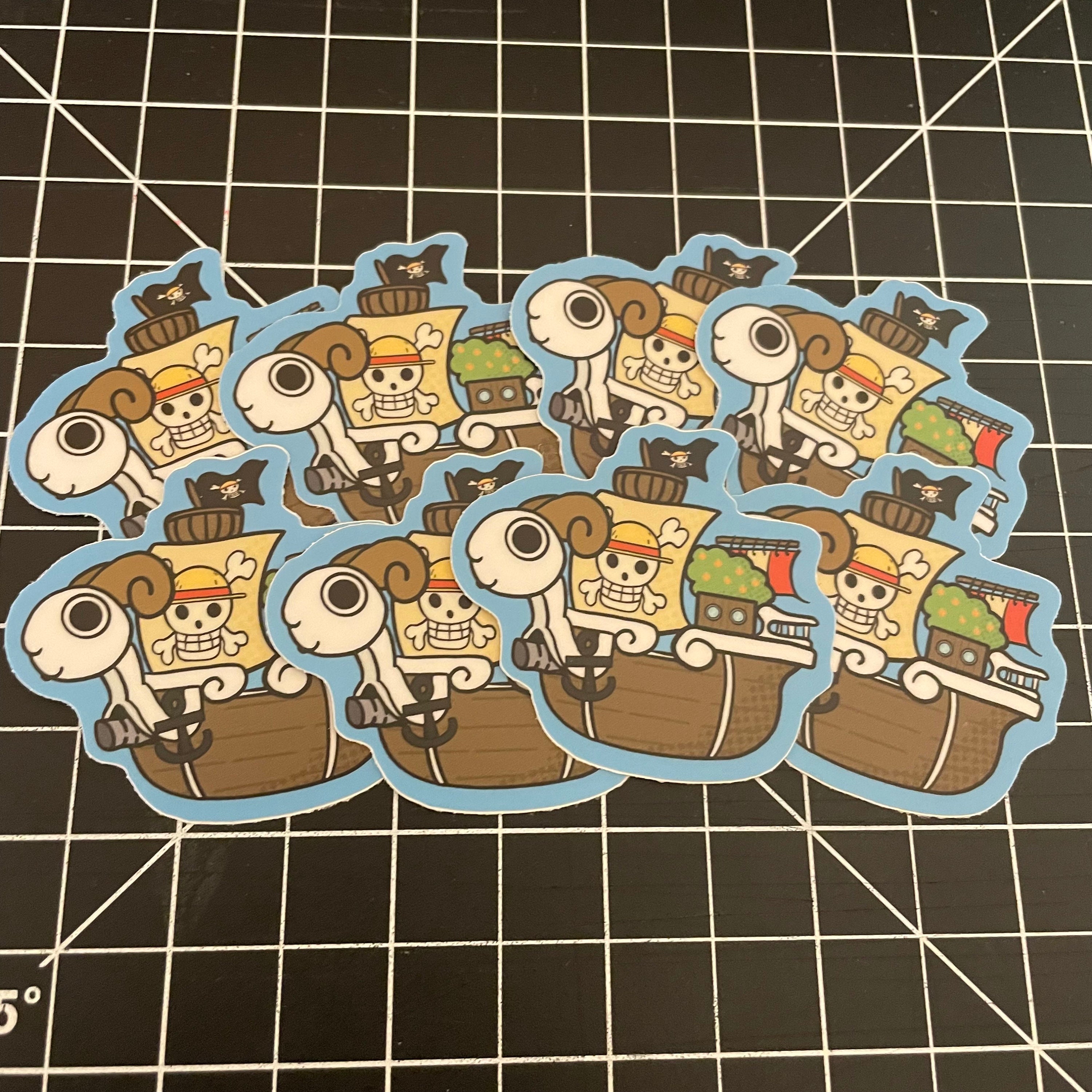 One Piece Going Merry Sticker for Sale by Dotsonart