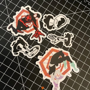 ATSV Stickers! Miles Morales! Gwen Stacy! The Spot! Clearback Stickers!