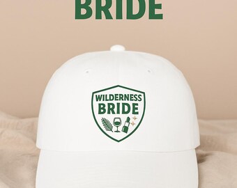 Embroidered Bride Dad Hat: Wilderness Camp Bachelorette Party