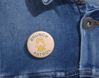 Camp Bachelorette Merit Badge Pin | Brunch Patrol Button