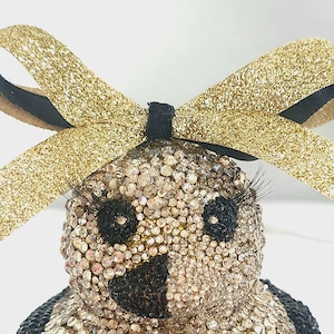 Gold Glitzy Rhinestone Duck