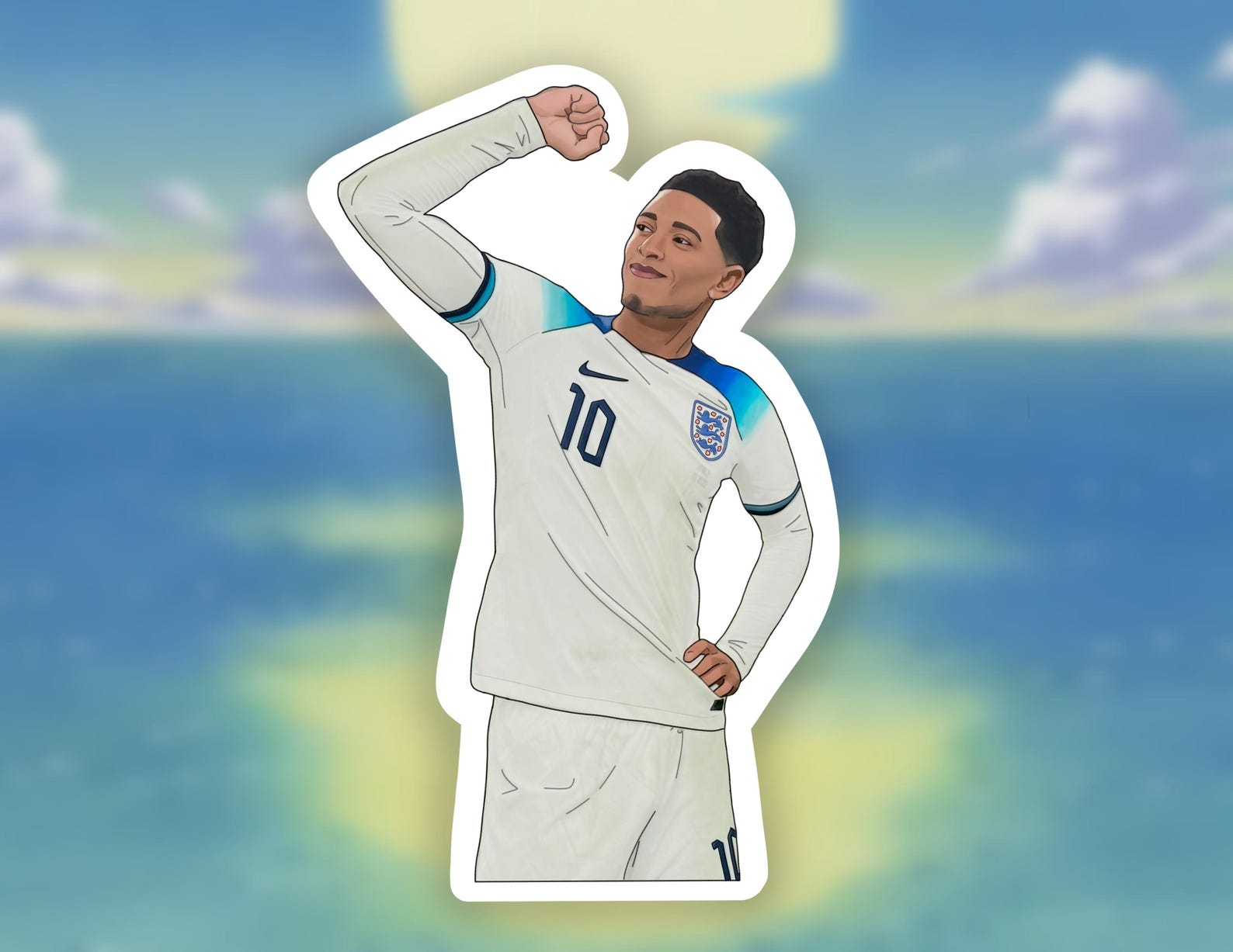 Jude Bellingham Soccer, Football Sticker - Etsy UK