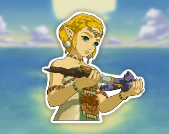 Princess Zelda, TOTK video game sticker