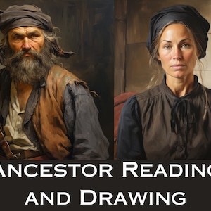 Ancestor Reading and Drawing, Psychic Reading Ancestor Spirit guide, Ancestral Spirit Guide Reading, Divine Guidance and Wisdom