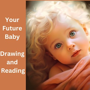 Your Future Baby Drawing and Reading, Future Child photo-realistic painting, Psychic Baby, Future Child’s personality.