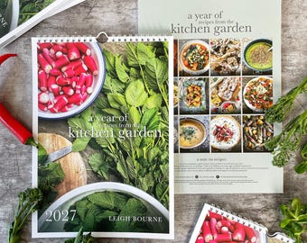 2027 Calendar - A year of recipes from the kitchen garden
