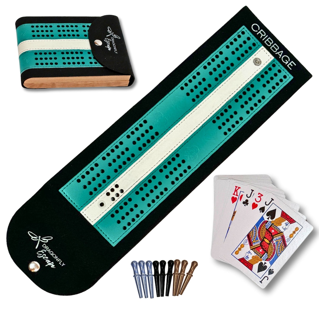 Folding Travel Cribbage Game | Unique Lightweight Cribbage Board ...