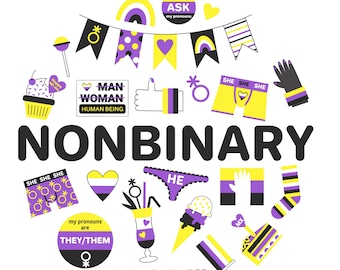 Nonbinary Sweatshirt | Show Your Non Binary Pride - ENBY - Flag Colored Design - They Them - Unisex - LGBT Pride - Adult - Gender Neutral