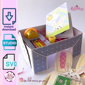 ActivityTableBox . Svg and Studio template for cricut and Cameo/Activity table box image 3