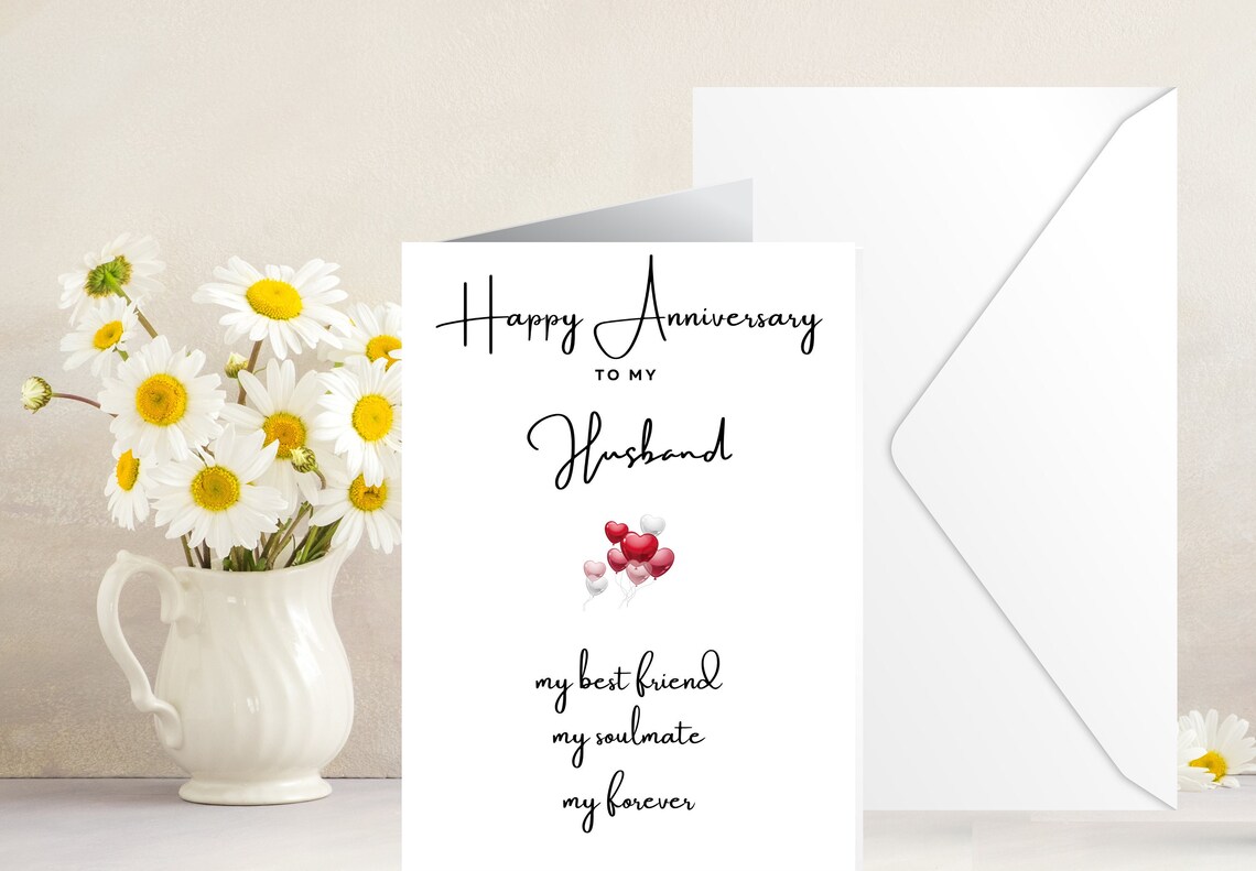 Happy Anniversary to My Husband / Anniversary Card for Husband ...