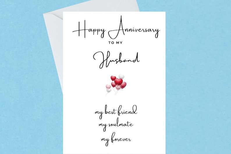 Happy Anniversary to My Husband / Anniversary Card for Husband ...