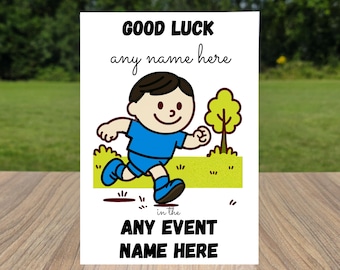 Good Luck in ANY Marathon Card Runderful Marathon For Him Runderful Marathon Card Fun Marathon Card for Her Fun Marathon Card for Runner