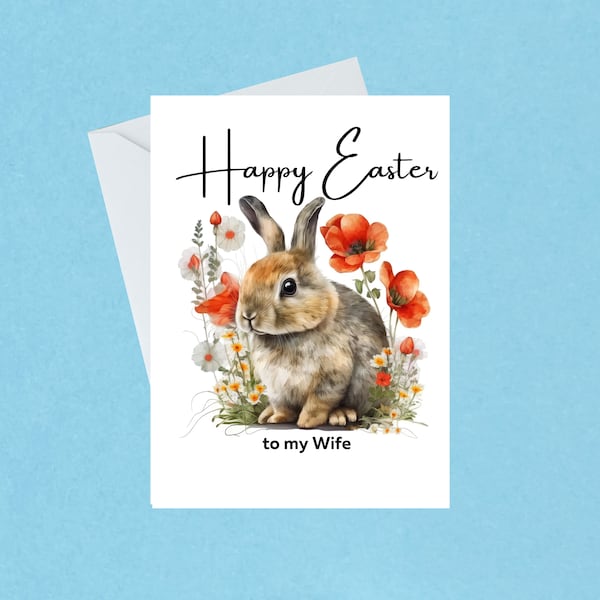 Happy Easter Card - Etsy