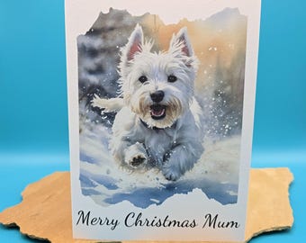West Highland Terrier Christmas Cards - View #3