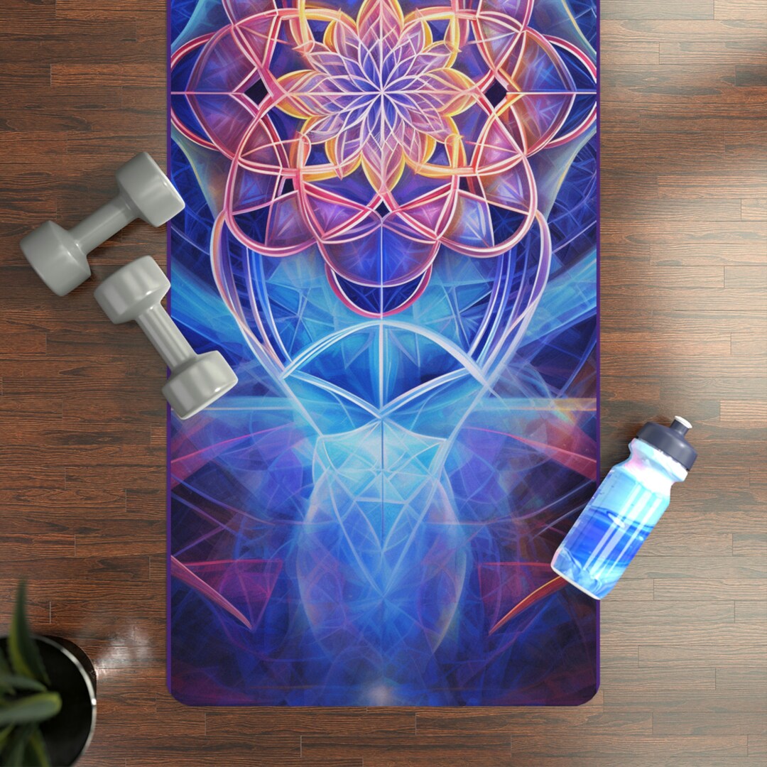 Zen Mat Psychedelic Yoga Mat Mandala Yoga Mat Mindfulness Gift