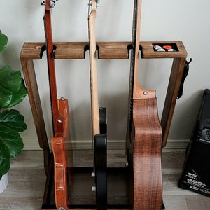 Wooden Guitar Stand, Guitar Rack image 6