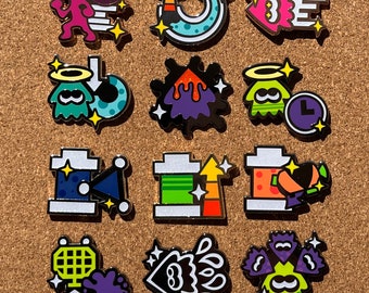 Ability Chunks | Splatoon Enamel Pins